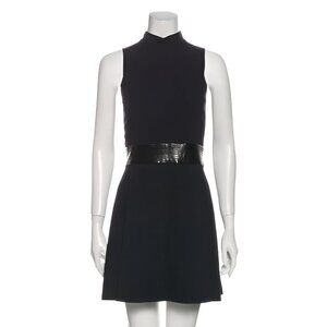 Alice + Olivia Mock Neck Mini Dress w POCKETS (size S)